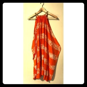 Orange & white dress / Michael Kors / EUC